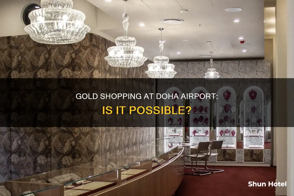 can we buy gold in doha airport
