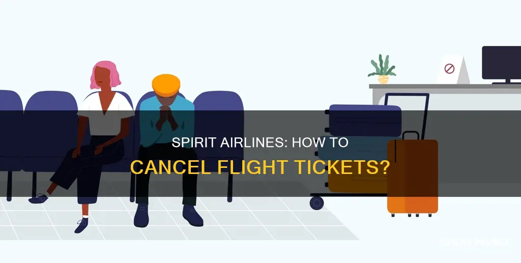 can we cancel flight ticket booked from airport spirit