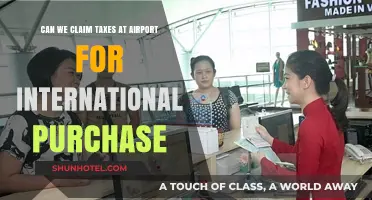 Claiming Taxes at the Airport for International Shopping