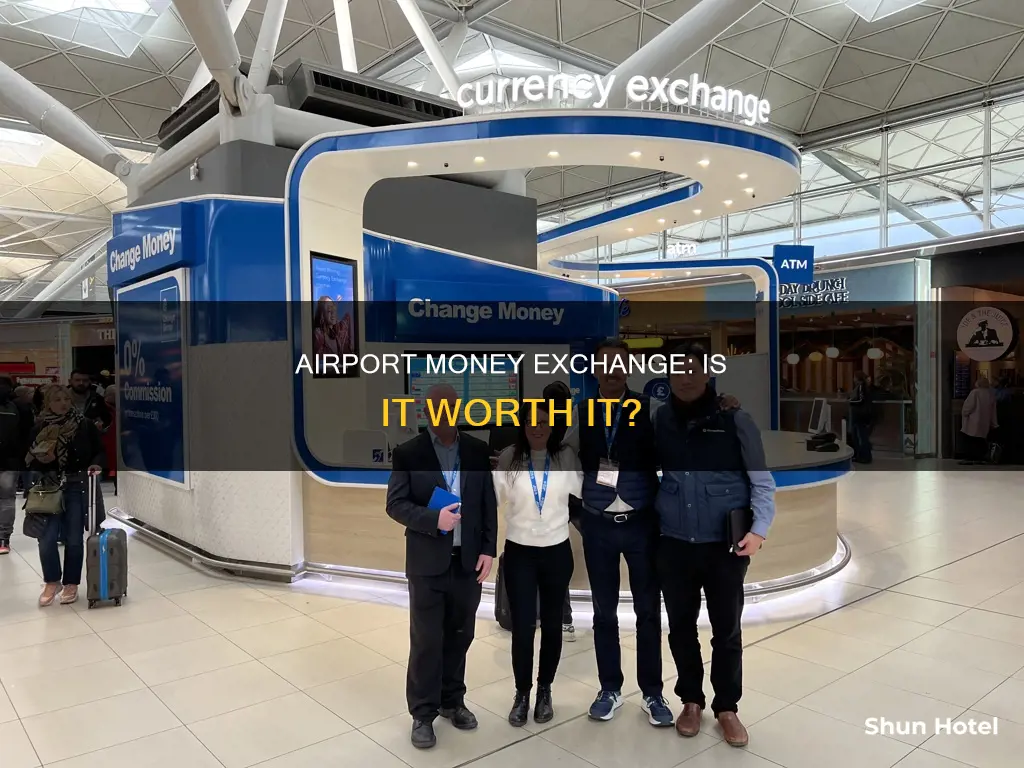 can we exchange money in airport