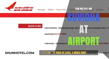 Air Suvidha: Filling at Airport, Possible?