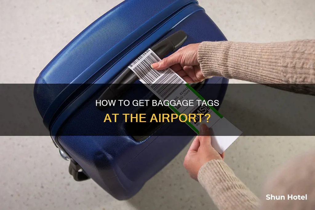 can we get baggage tag at airport