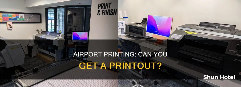 can we get printout at airport