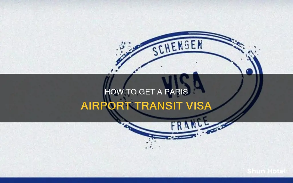 can we get transit visa at paris airport