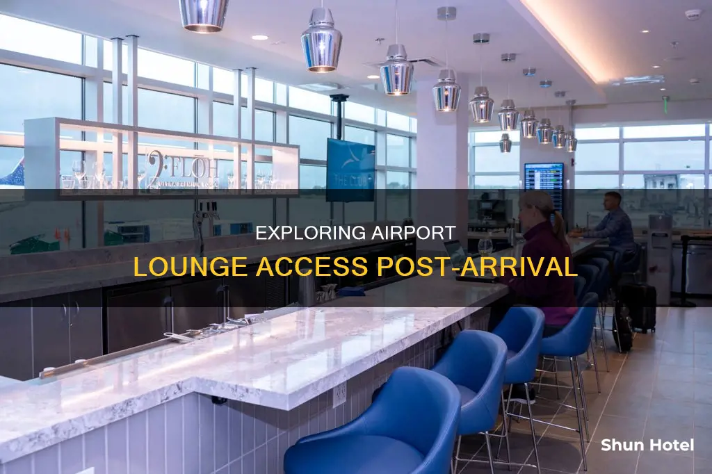 can we go to airport lounge on arrival