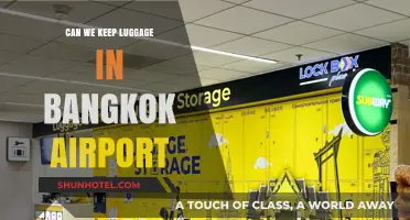 Left Luggage at Bangkok Airport: Is It Possible?
