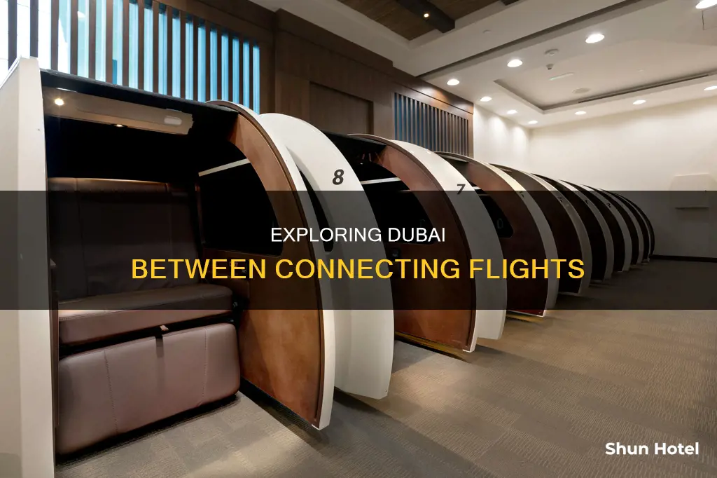 can we leave dubai airport between connecting flights
