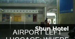 can we leave luggage at airport