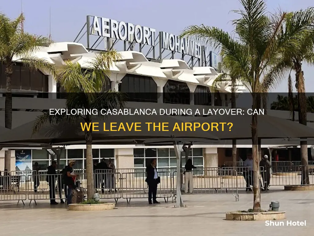 can we leave the casablanca airport during our layover