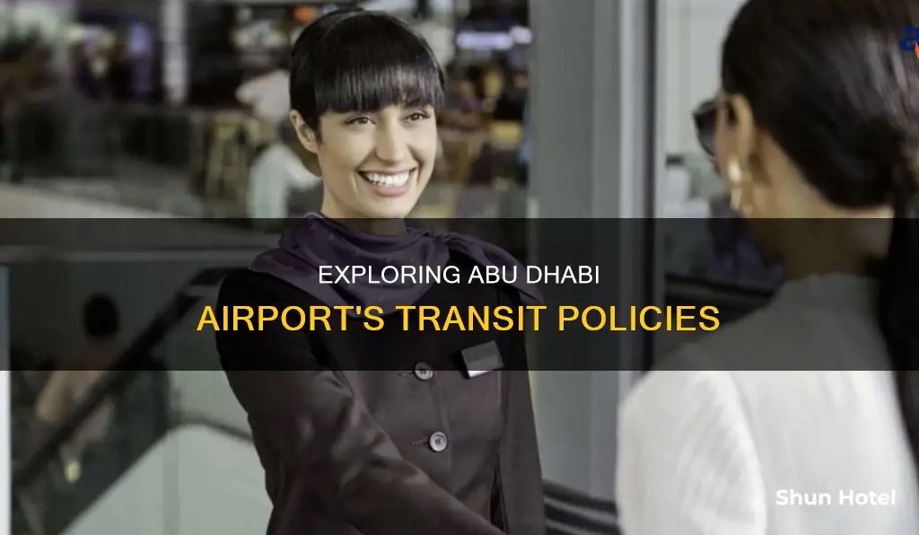 can we meet transit passengers in abu dhabi airport