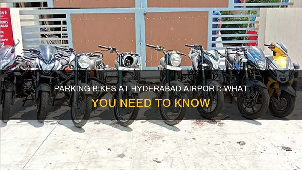 can we park bike in hyderabad airport