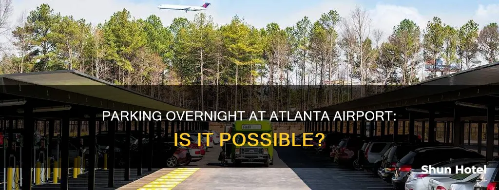 can we park car overnight in atlanta airport