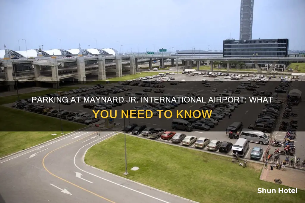 can we park in maynard jr international airport