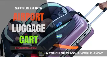 Airport Hacks: Car Seats on Luggage Carts