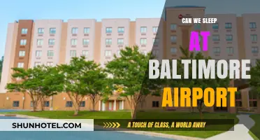 Baltimore Airport: A Place for Sleep?