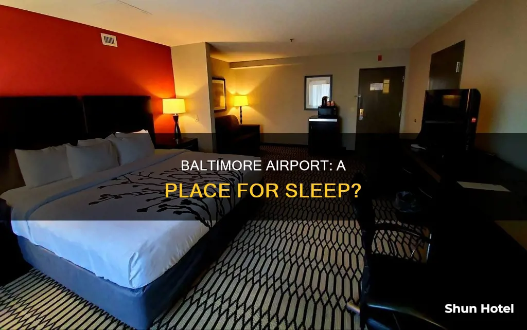 can we sleep at baltimore airport