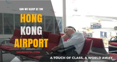 Hong Kong Airport: Sleep or No Sleep?