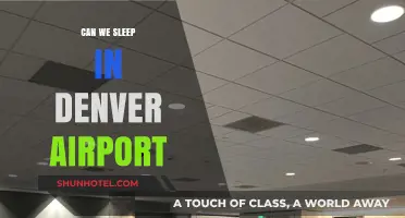 Denver Airport: A Place to Sleep?
