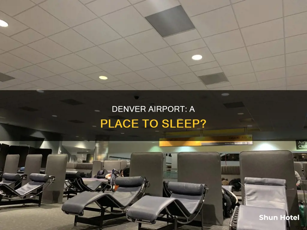 can we sleep in denver airport