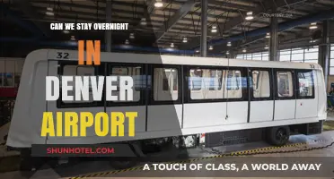 Denver Airport: A Comfortable Overnight Stay?