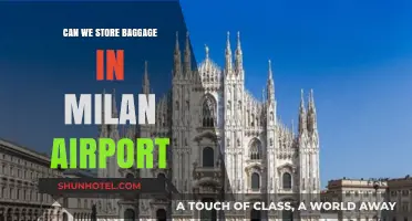 Milan Airport: Where to Store Your Baggage?