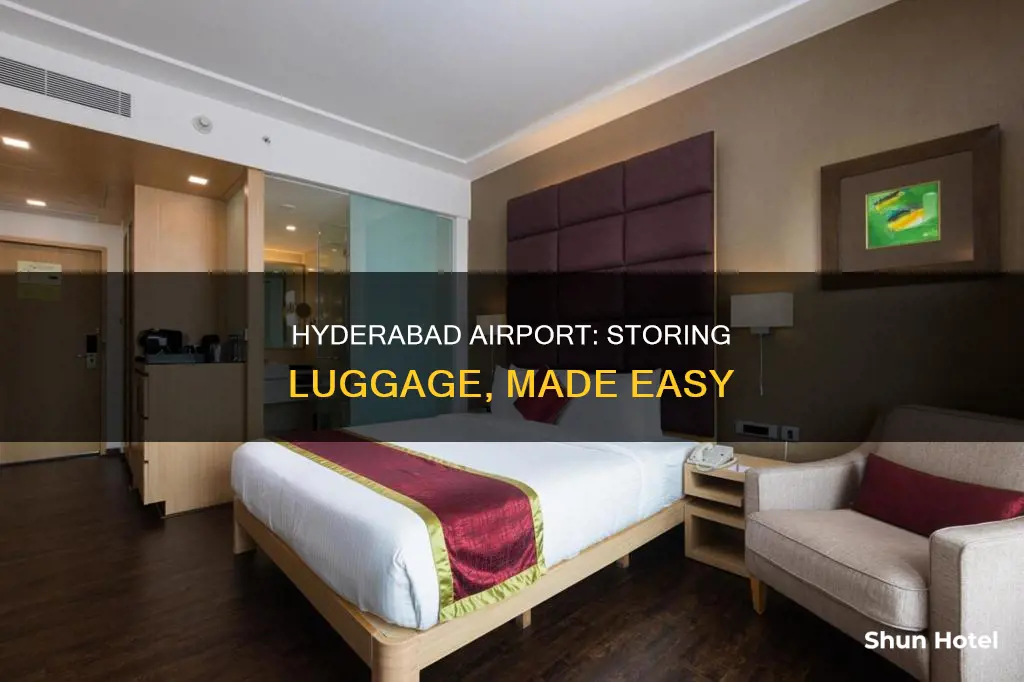 can we store luggage at hyderabad airport