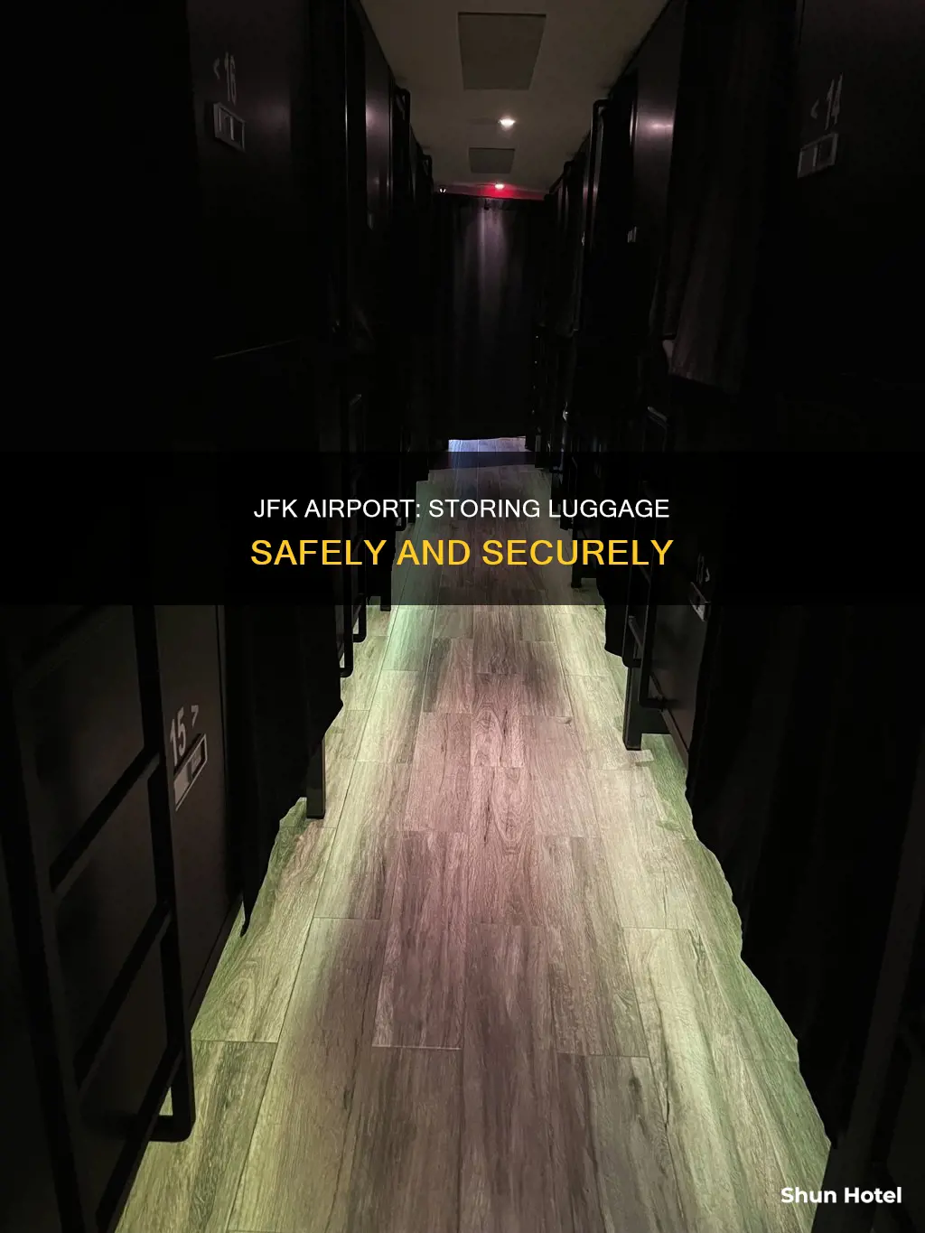 can we store luggage at jfk airport