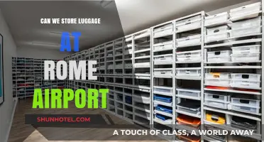 Storing Luggage at Rome Airport: Is it Possible?