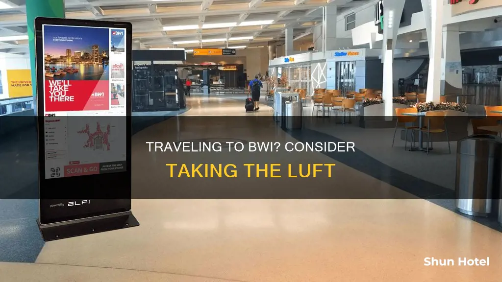 can we take luft to bwi airport