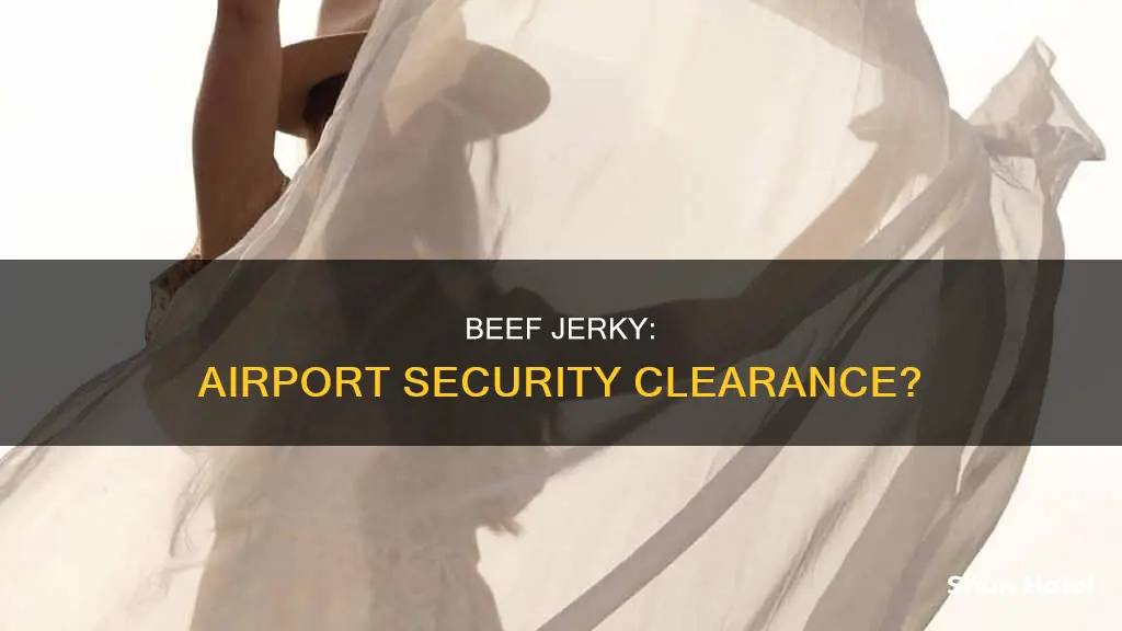 can we take sealed beef jerky into the airport
