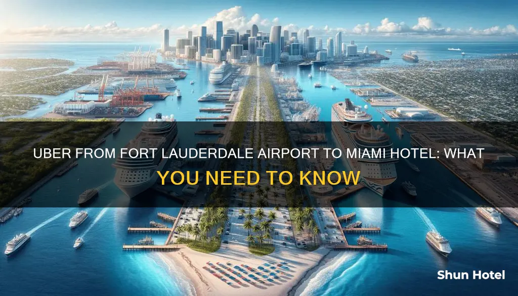 can we take uber fort lauderdale airport to miami hotel