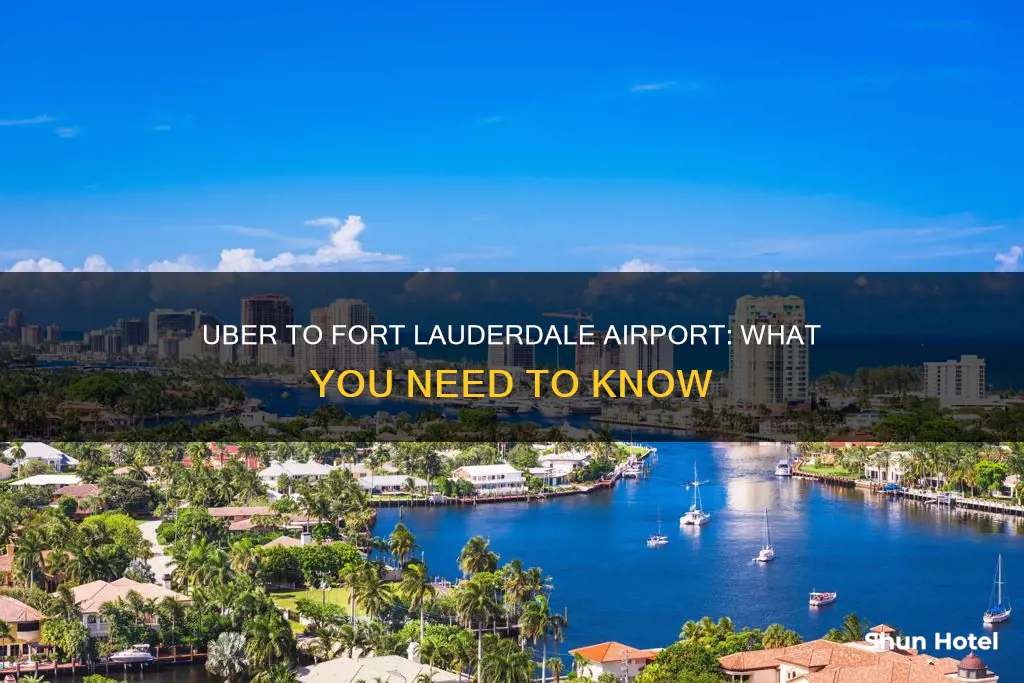 can we take uber to airport in ft lauderdale