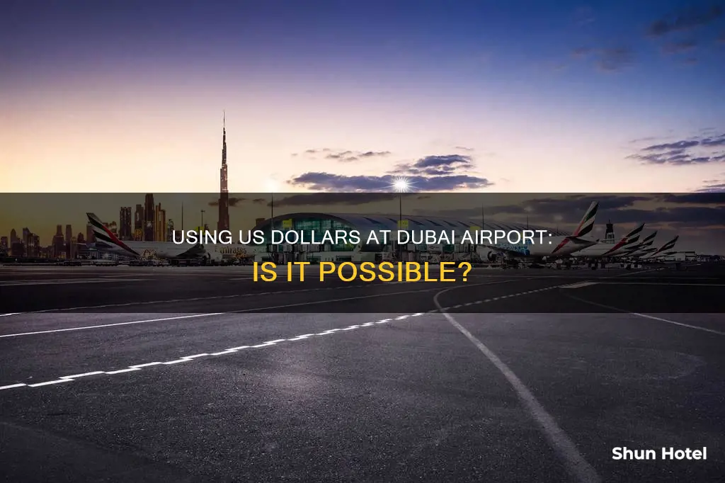 can we use us dollars at dubai airport