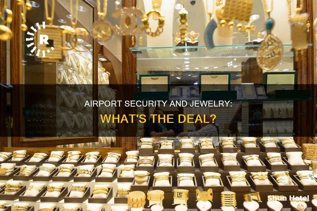 can we wear jewelry through airport security