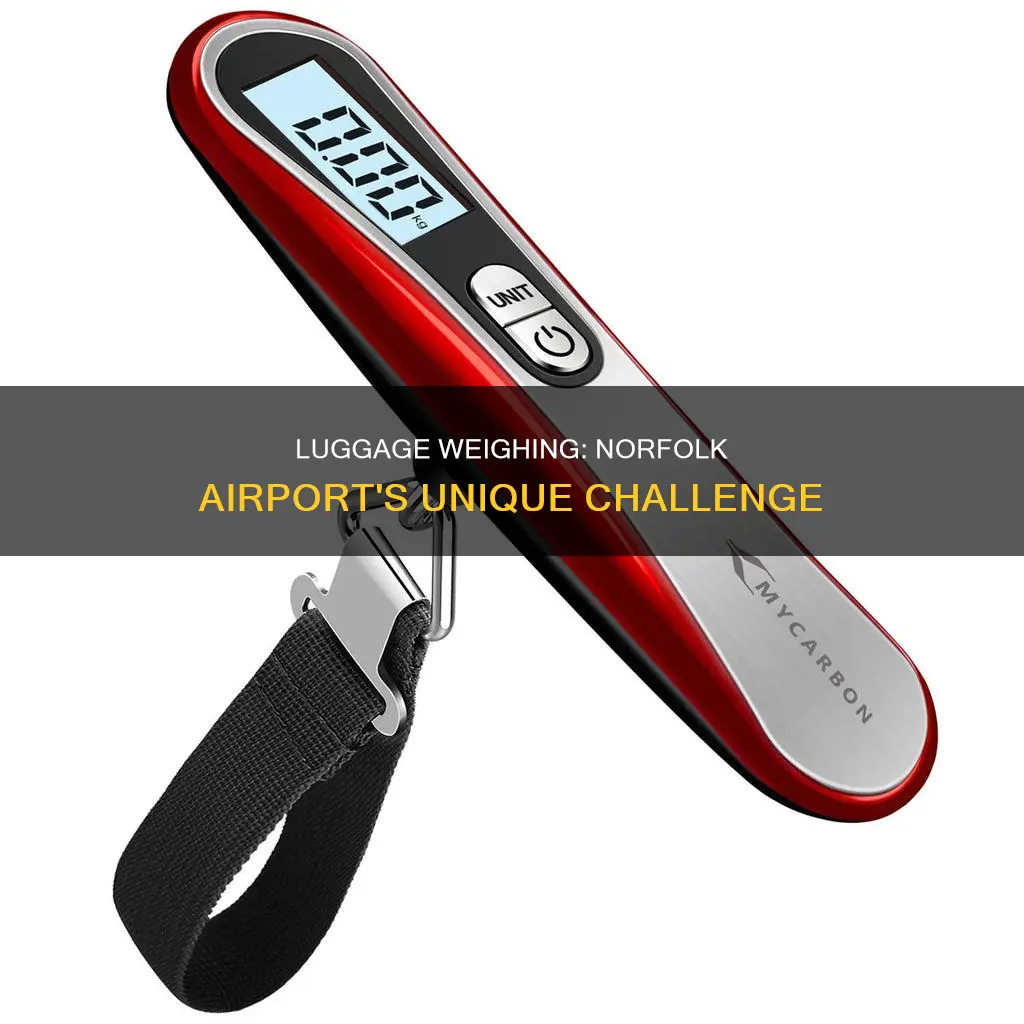 can we weigh your luggage norfolk airport