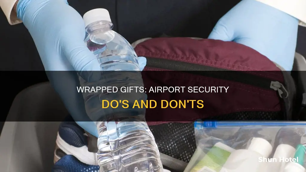 can wrapped gifts go through airport security