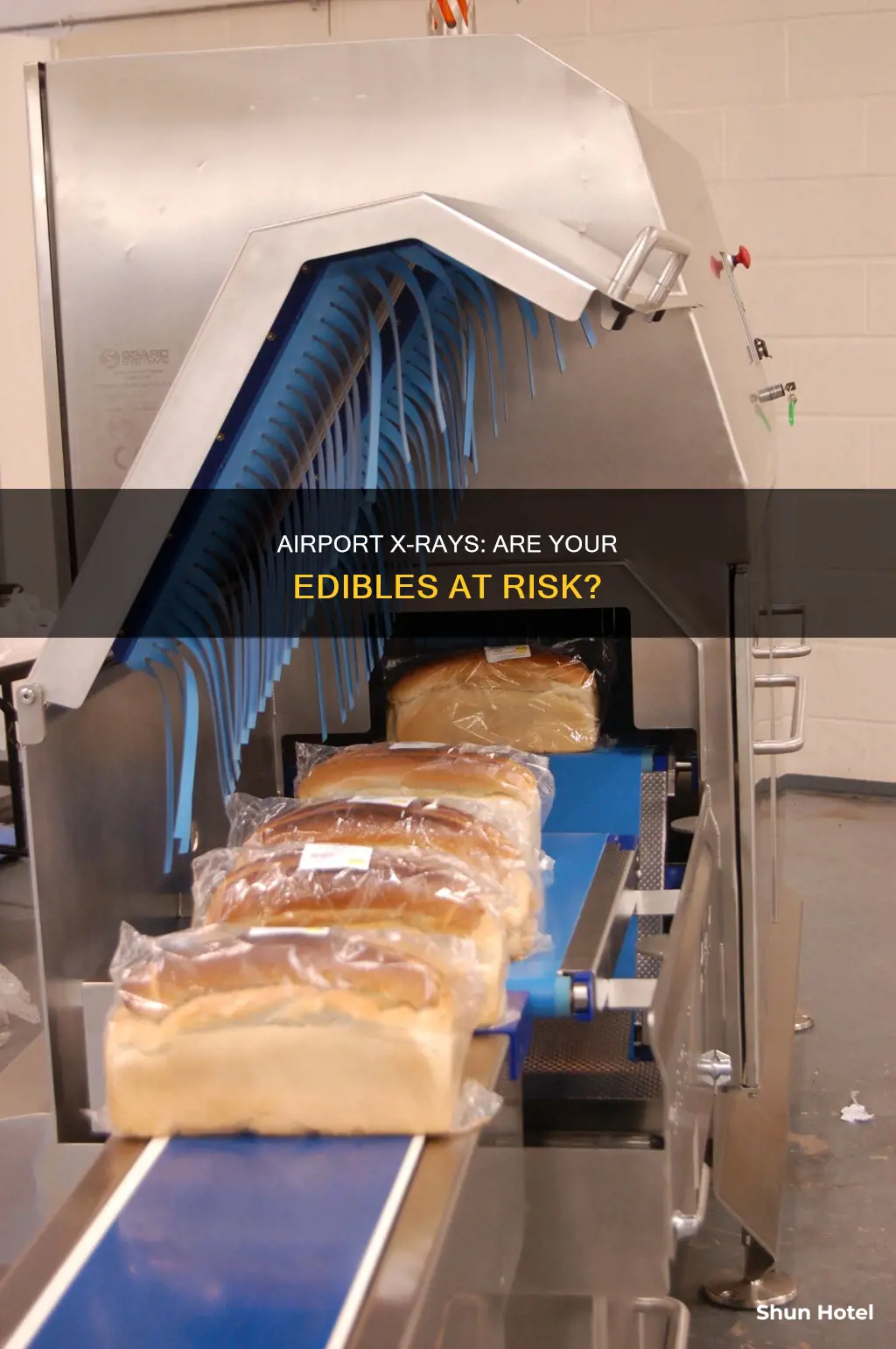 can xray machine at airport affect food you pack