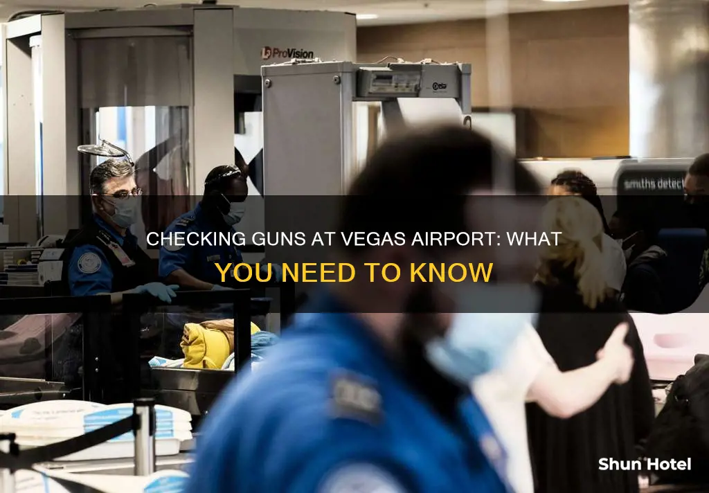 can yiu check ib a gun at vegas airport