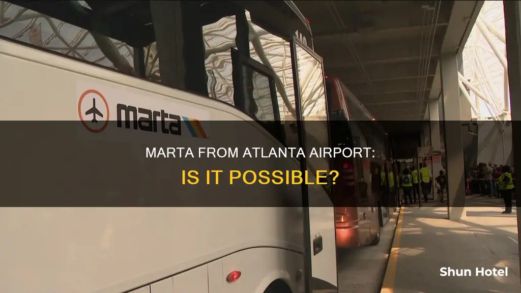 can yo use marta from atlanta airport
