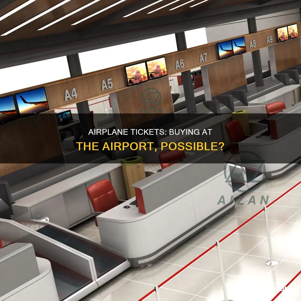can yoh buy airplane tickets at the airport