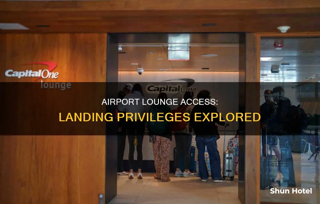 can you access airport lounge on landing