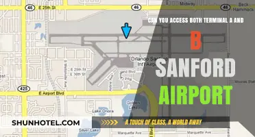 Accessing Terminals at Sanford Airport: A or B?