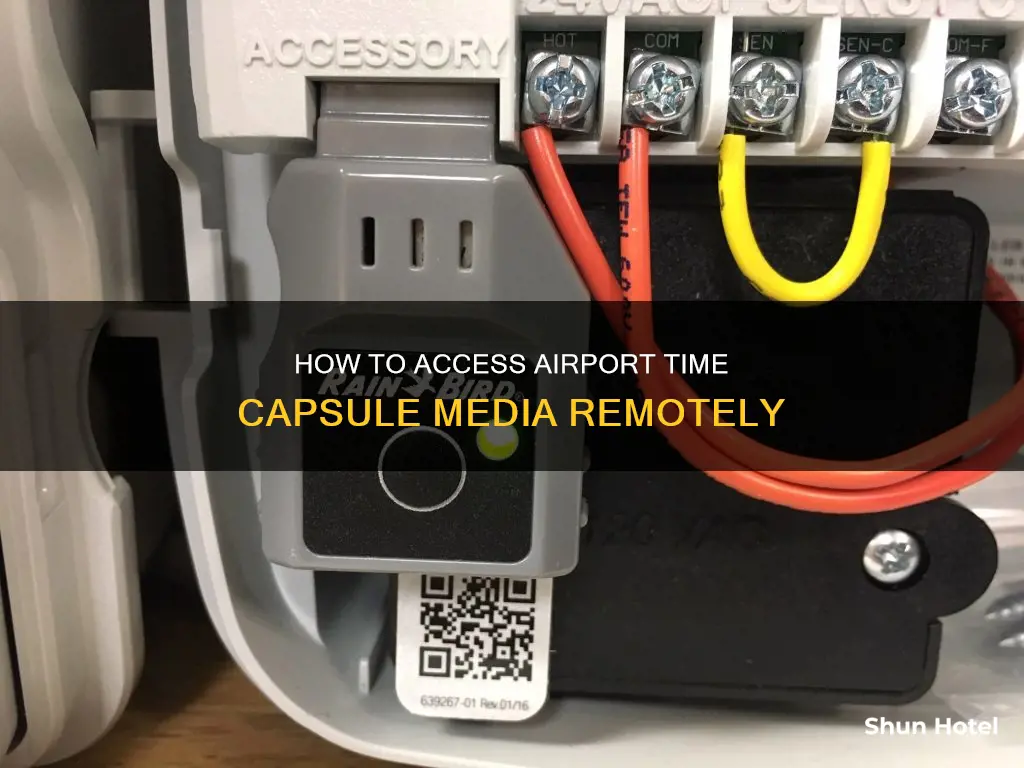 can you access media on airport time capsule remotely