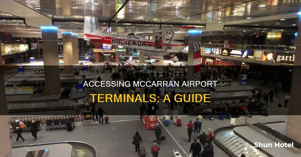 can you access terminals at mccarran airport