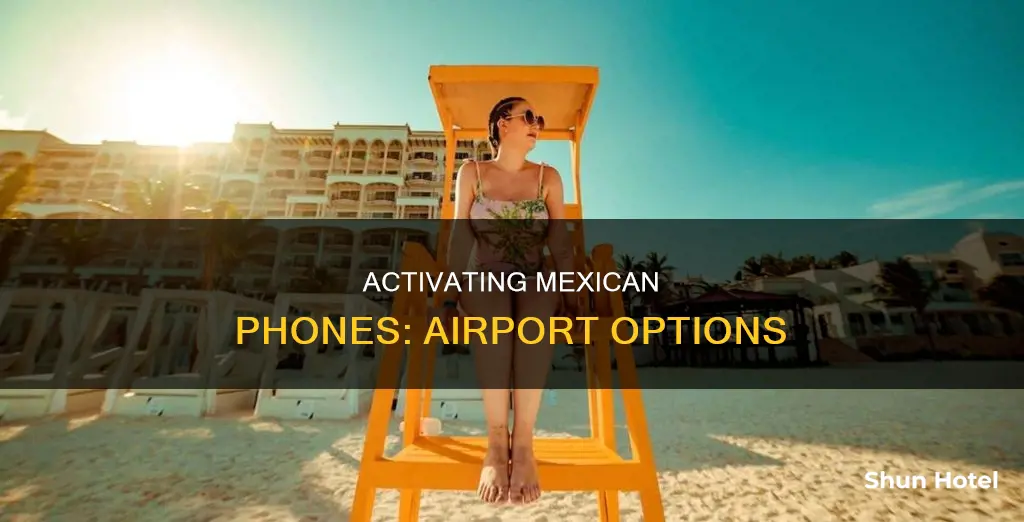 can you activate your mexican phone at the cancun airport
