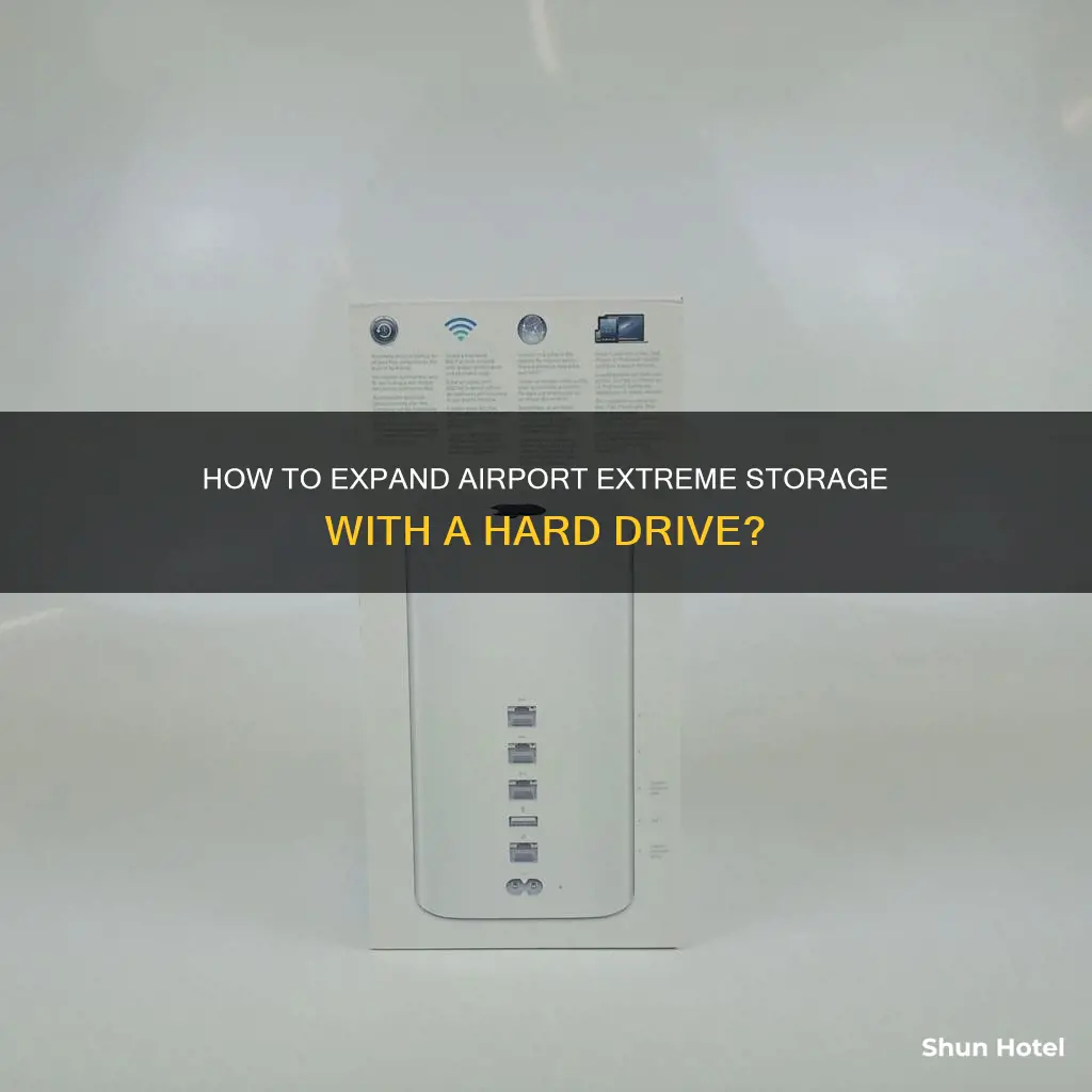 can you add a hard drive to airport extreme