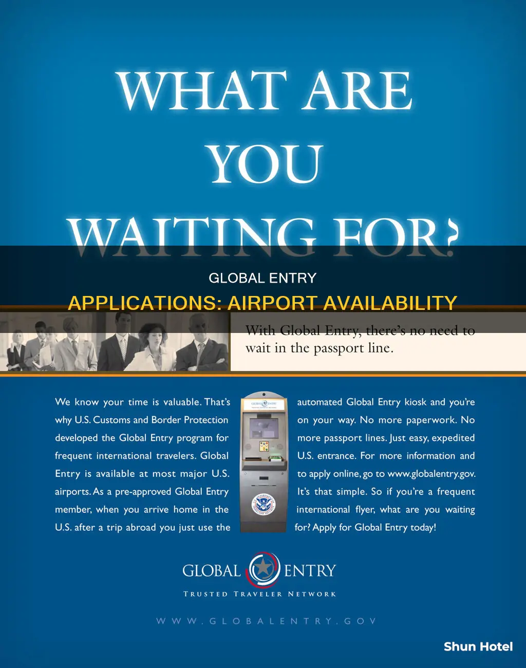 can you apply for global entry at an airport