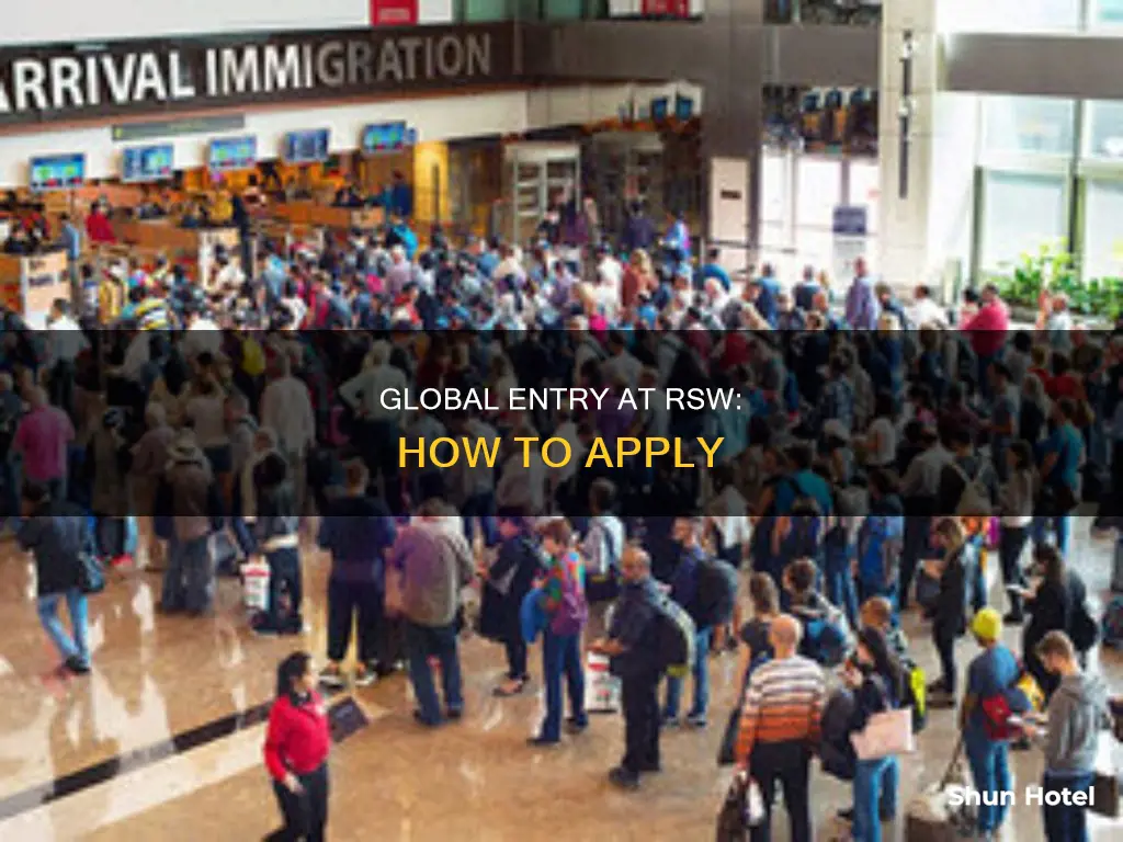 can you apply for global entry at rsw airport