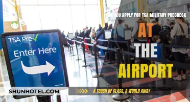 Military Precheck: Apply for TSA at the Airport?