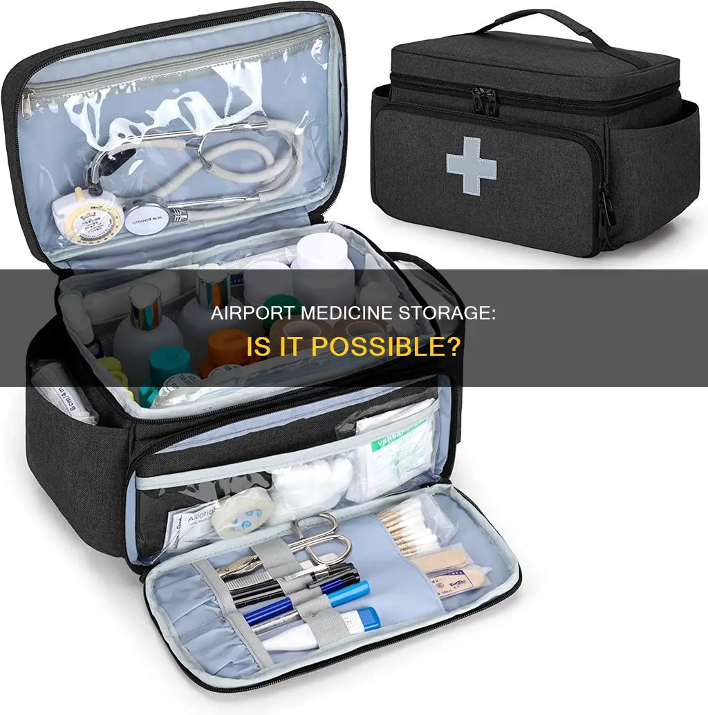 can you ask airport to store medicine